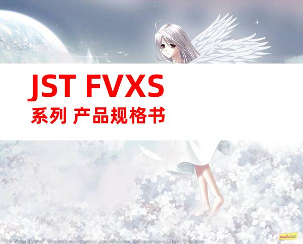 JST FVXS系列 产品规格书